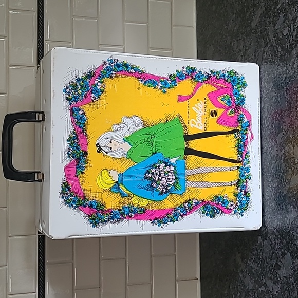 Barbie Other - Barbie Vintage 1968 "The World of Barbie Doll Trunk" Carrying Wardrobe Case
